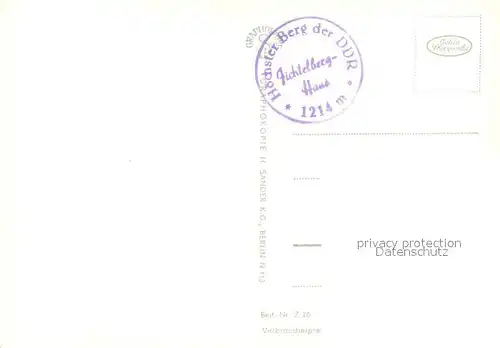 AK / Ansichtskarte Oberwiesenthal_Erzgebirge Fichtelberghaus Oberwiesenthal Erzgebirge