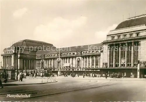 AK / Ansichtskarte Leipzig Hauptbahnhof Leipzig