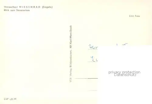 AK / Ansichtskarte Wiesenbad Thermalbad Sanatorium Wiesenbad