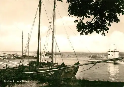 AK / Ansichtskarte Bodstedt Am Hafen Bodstedt