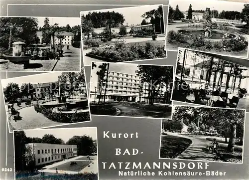 AK / Ansichtskarte Bad_Tatzmannsdorf_Burgenland Kuranlagen Teilansichten Bad_Tatzmannsdorf