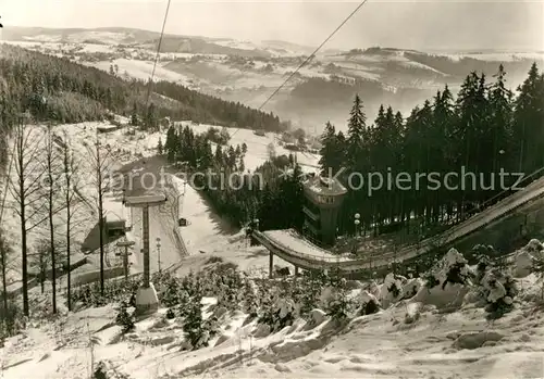 AK / Ansichtskarte Klingenthal_Vogtland Grosse Aschbergschanze Klingenthal_Vogtland