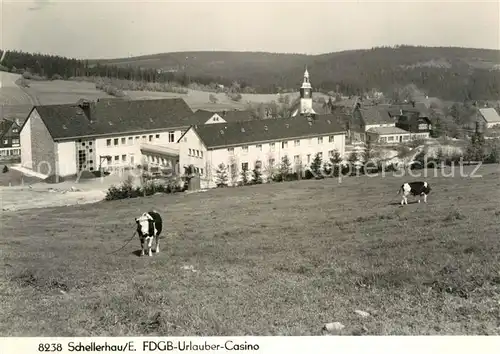 AK / Ansichtskarte Schellerhau FDGB Urlauber Casino Schellerhau