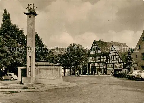 AK / Ansichtskarte Bad_Salzuflen Satzhof mit Paulinenquelle Bad_Salzuflen