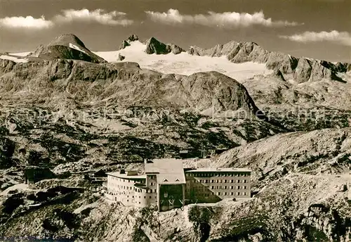 AK / Ansichtskarte Dachstein_Steiermark Berghaus Krippenstein Fliegeraufnahme Dachstein_Steiermark