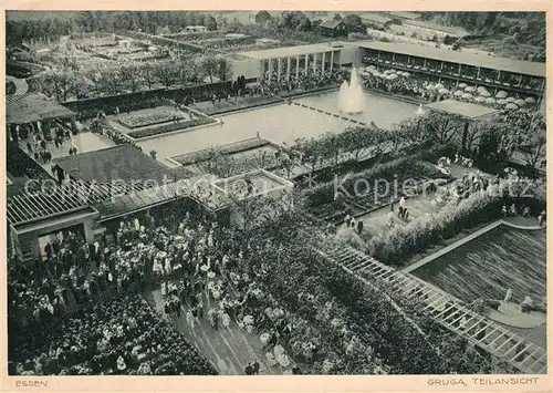AK / Ansichtskarte Essen_Ruhr Grugapark Fliegeraufnahme Essen_Ruhr