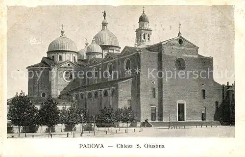 AK / Ansichtskarte Padova Chiesa Santa Giustina Padova