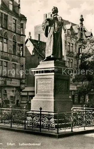 AK / Ansichtskarte Erfurt Lutherdenkmal Statue Erfurt