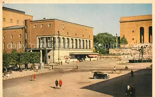 AK / Ansichtskarte Goeteborg Goetaplatsen Stadsteatern Goeteborg