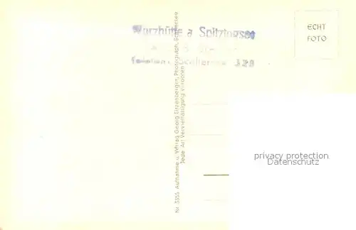 AK / Ansichtskarte Spitzingsee Wurzhuette gegen Jaegerkamp Spitzingsee