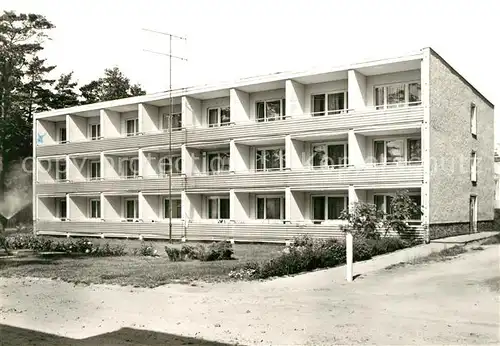 AK / Ansichtskarte Baabe_Ostseebad_Ruegen Ferienheim Haus II Erholungszentrum des VEB Qualitaets  und Edelstahl Kombinats Henningsdorf Baabe_Ostseebad_Ruegen