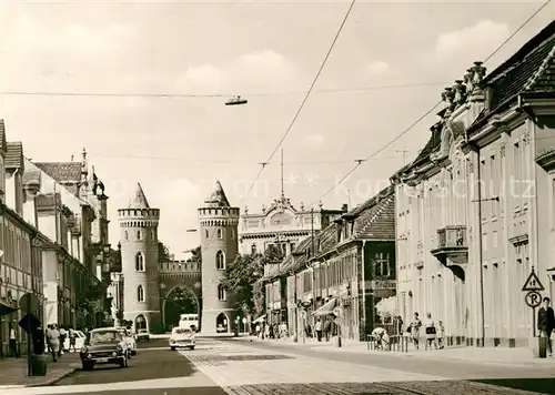 AK / Ansichtskarte Potsdam Friedrich Ebert Strasse und Nauener Tor Potsdam