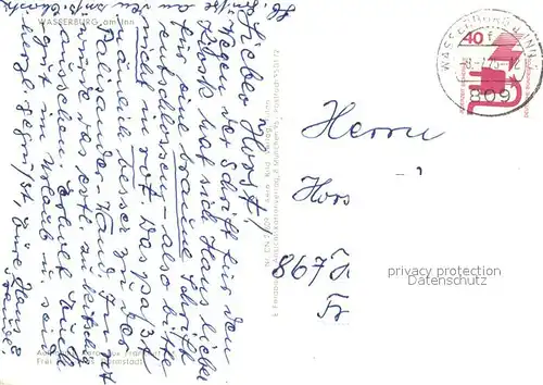 AK / Ansichtskarte Wasserburg_Inn Fliegeraufnahme Wasserburg Inn