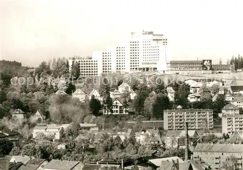 AK / Ansichtskarte Friedrichroda Teilansicht mit FDGB Erholungsheim August Bebel Friedrichroda