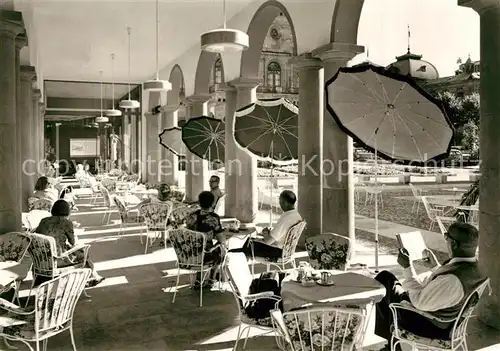 AK / Ansichtskarte Bad_Wildbad Restaurant am Kurplatz Kurort im Schwarzwald Bad_Wildbad