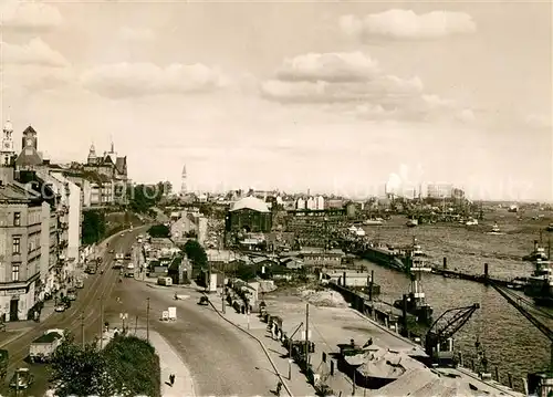 AK / Ansichtskarte Hamburg Partie am Hafen Hamburg