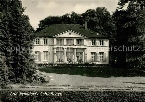 AK / Ansichtskarte Bad_Nenndorf Schloesschen Bad_Nenndorf