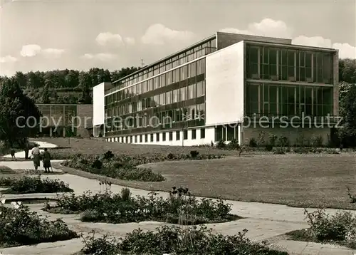 AK / Ansichtskarte Bielefeld Paedagogische Akademie mit Rosengarten Bielefeld