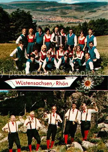 AK / Ansichtskarte Wuestensachsen Volkstanzgruppe Wuestensachsen