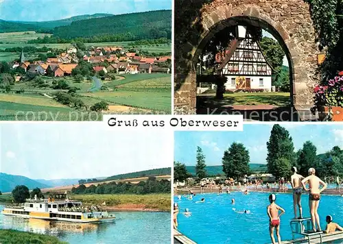 AK / Ansichtskarte Heisebeck Panoramen Schwimmbad  Heisebeck