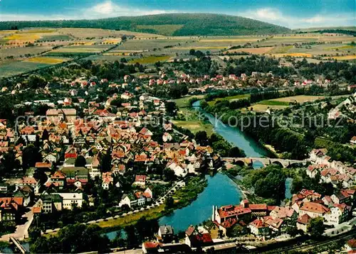 AK / Ansichtskarte Melsungen_Fulda Fliegeraufnahme Melsungen Fulda