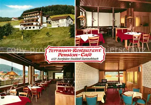 AK / Ansichtskarte Gammelsbach Terrassen Restaurant Pension Cafe Gammelsbach