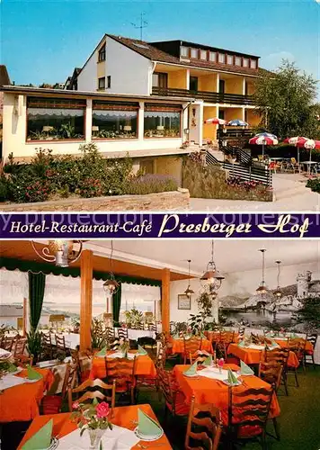 AK / Ansichtskarte Presberg_Rheingau Hotel Restaurant Cafe Presberger Hof Presberg Rheingau