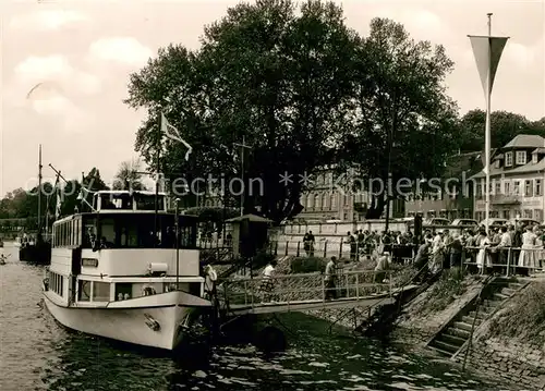 AK / Ansichtskarte Biebrich_Wiesbaden Rheinpartie Biebrich_Wiesbaden