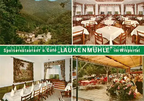 AK / Ansichtskarte Wispertal Restaurant Lauckenmuehle Wispertal