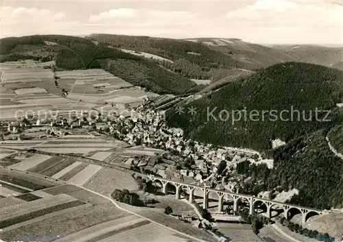 AK / Ansichtskarte Willingen_Sauerland Fliegeraufnahme Viadukt Willingen_Sauerland