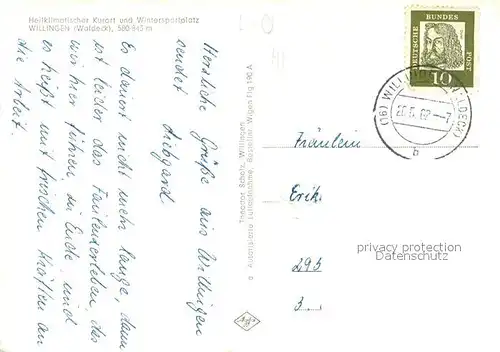 AK / Ansichtskarte Willingen_Sauerland Fliegeraufnahme Viadukt Willingen_Sauerland