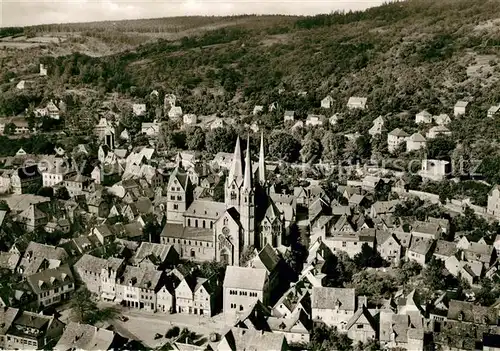 AK / Ansichtskarte Gelnhausen Fliegeraufnahme Kirche Gelnhausen