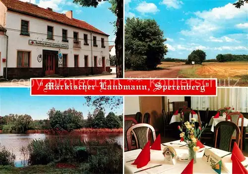 AK / Ansichtskarte Sperenberg Maerkischer Landmann Gasthaus Sperenberg