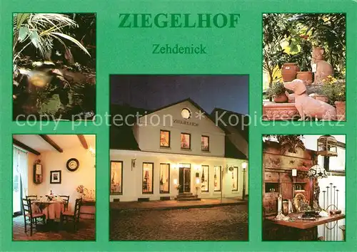 AK / Ansichtskarte Zehdenick Ziegelhof Cafe mit Weinstube Zehdenick