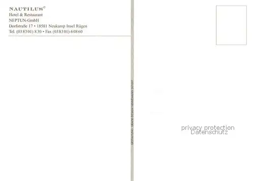 AK / Ansichtskarte Neukamp Hotel Restaurant Nautilus Neukamp