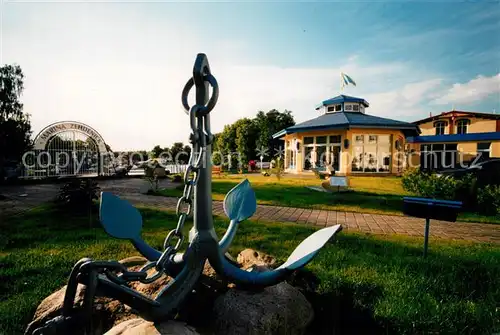 AK / Ansichtskarte Zehdenick Restaurant Zum blauen Anker Zehdenick