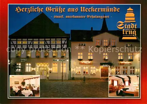 AK / Ansichtskarte Ueckermuende_Mecklenburg_Vorpommern Hotel Restaurant Stadtkrug Ueckermuende_Mecklenburg