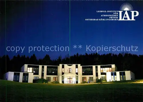 AK / Ansichtskarte Kuehlungsborn_Ostseebad Leibnitz Institut  Kuehlungsborn_Ostseebad