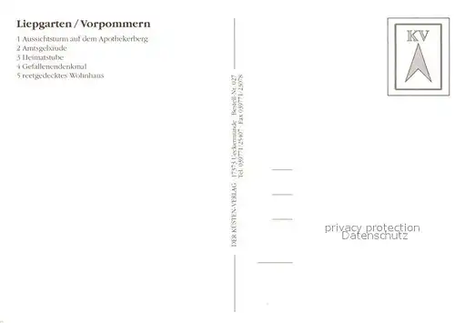 AK / Ansichtskarte Liepgarten Aussichtsturm Heimatstube Gefallenendenkmal  Liepgarten