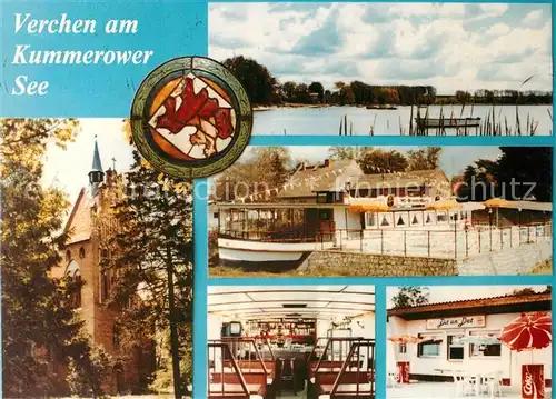 AK / Ansichtskarte Verchen am Kummerower See Kirche Schiff Verchen