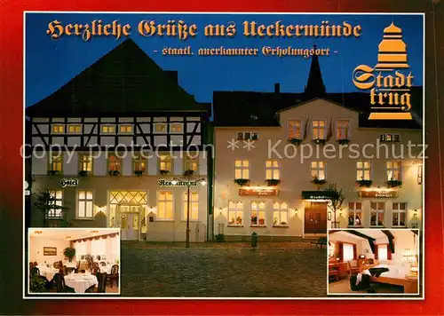 AK / Ansichtskarte Ueckermuende_Mecklenburg_Vorpommern Hotel Restaurant Stadtkrug Ueckermuende_Mecklenburg