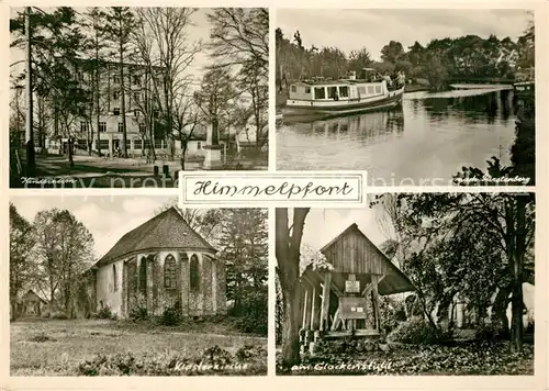AK / Ansichtskarte Himmelpfort Klosterkirche Glockenstuhl Kinderheim Himmelpfort
