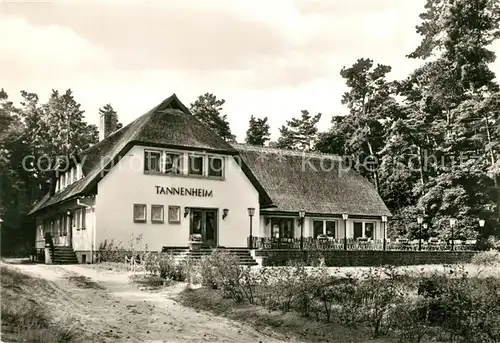 AK / Ansichtskarte Barth Konstum Gaststaette Tannenheim Barth