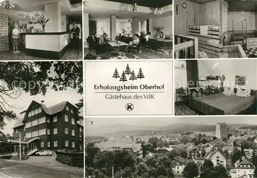 AK / Ansichtskarte Oberhof_Thueringen Erholunghsiem Gaestehaus des VdK  Oberhof Thueringen