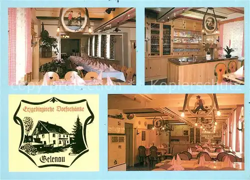 AK / Ansichtskarte Gelenau_Erzgebirge Erzgebirgische Dorfschaenke  Gelenau_Erzgebirge
