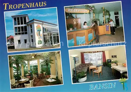AK / Ansichtskarte Bansin_Ostseebad Tropenhaus Appartements Bansin_Ostseebad