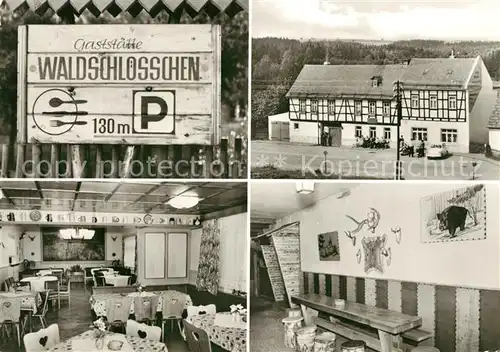 AK / Ansichtskarte Goettendorf_Neuaergerniss Ortsteil Neuaergerniss Restaurant Waldschloesschen Goettendorf Neuaergerniss