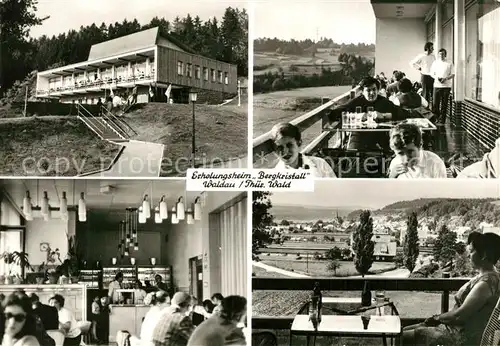 AK / Ansichtskarte Waldau_Thueringen Erholungsheim Bergkristall  Waldau Thueringen
