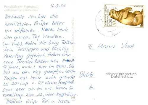 AK / Ansichtskarte Pansfelde HOG Gartenhaus Pansfelde