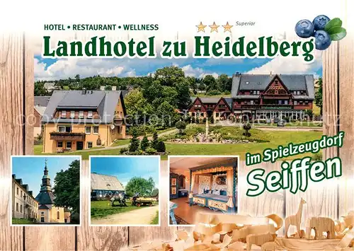 AK / Ansichtskarte Seiffen_Erzgebirge Landhotel zu Heidelberg Seiffen Erzgebirge